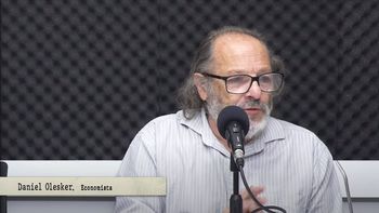 Daniel Olesker criticó las políticas económicas del gobierno
