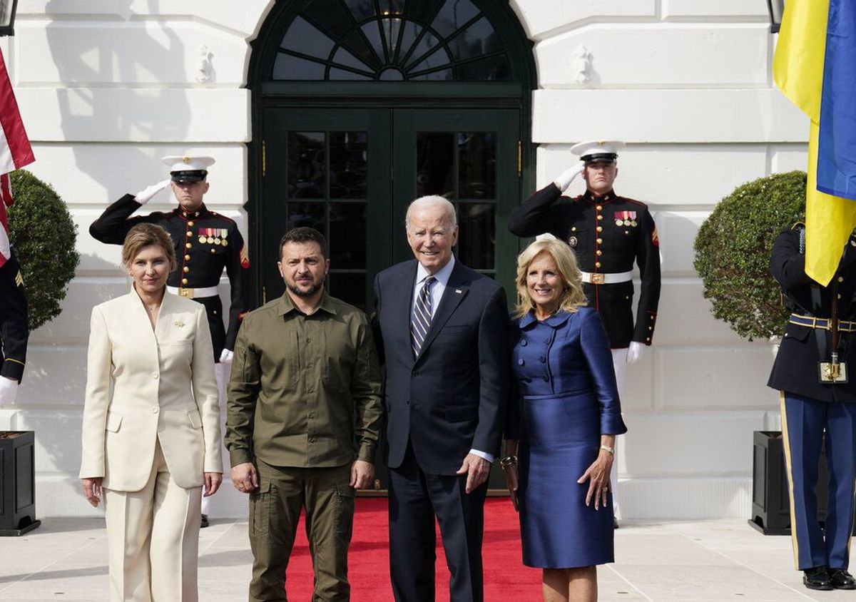 Biden se reunió con Zelenski en la Casa Blanca.
