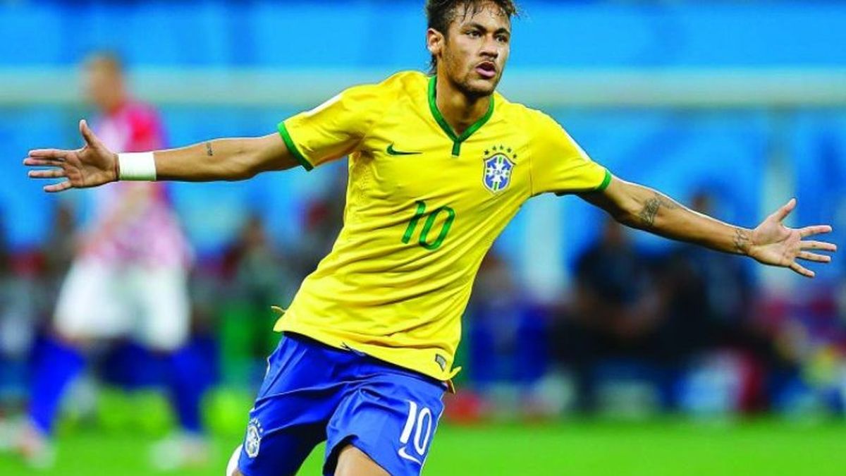 Neymar ilusionado. 