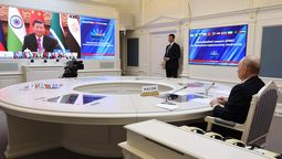 altText(Líderes de los BRICS debaten el conflicto palestino-israelí )}