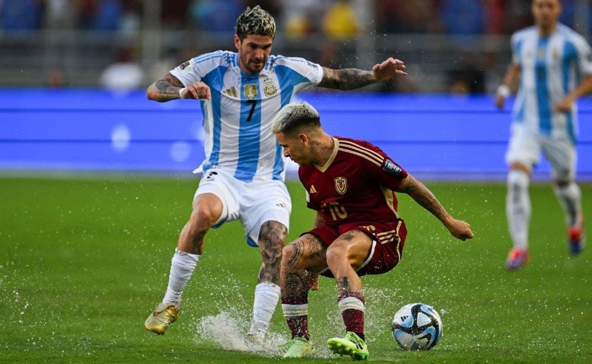 Venezuela y Argentina empataron 1-1.