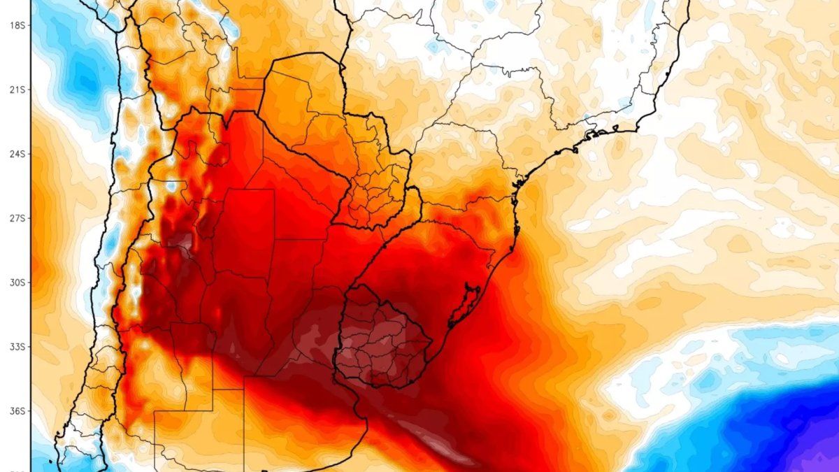 Temperaturas extremas: Metsul e Inumet advierten que se vienen tormentas y lluvias.