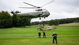 altText(Helicóptero con Donald Trump y Melania a bordo sufrió un fallo en pleno vuelo)}