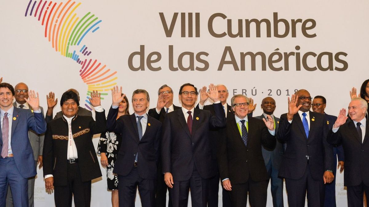 VIII Cumbre de las Américas. Foto de archivo.
