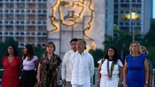 Gustavo Petro en La Habana (Cuba).