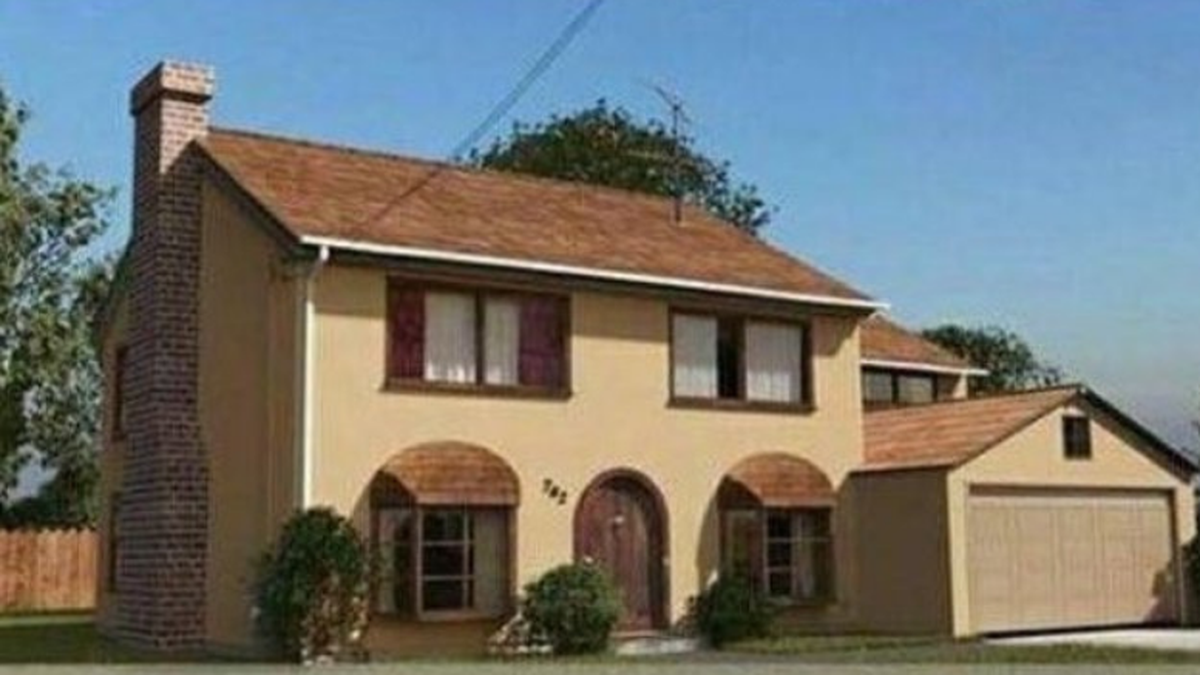 La casa real de Los Simpson