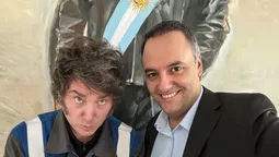 Javier Milei y Manuel Adorni se reunieron en Olivos este miércoles.&nbsp;