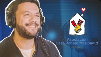 Lucas Sugo compuso una canción para la Casa Ronald McDonald