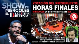 altText(Show de Miércoles en Legítima Defensa - Miércoles 26 de Noviembre 2026)}