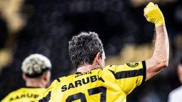 altText(La increíble lesión de Lucas Hernández tras el festejo de gol contra Mineiro)}