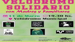 altText(El festival “Velódromo solidario” se realizará el próximo lunes)}