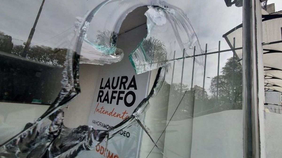 Vandalizaron sede central de Laura Raffo