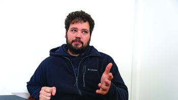 Análisis político de Gabriel Delacoste. (Foto Meri Parrado)