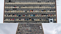 1568 prendas de ropa simbolizan el récord de femicidios en Brasil en 2025