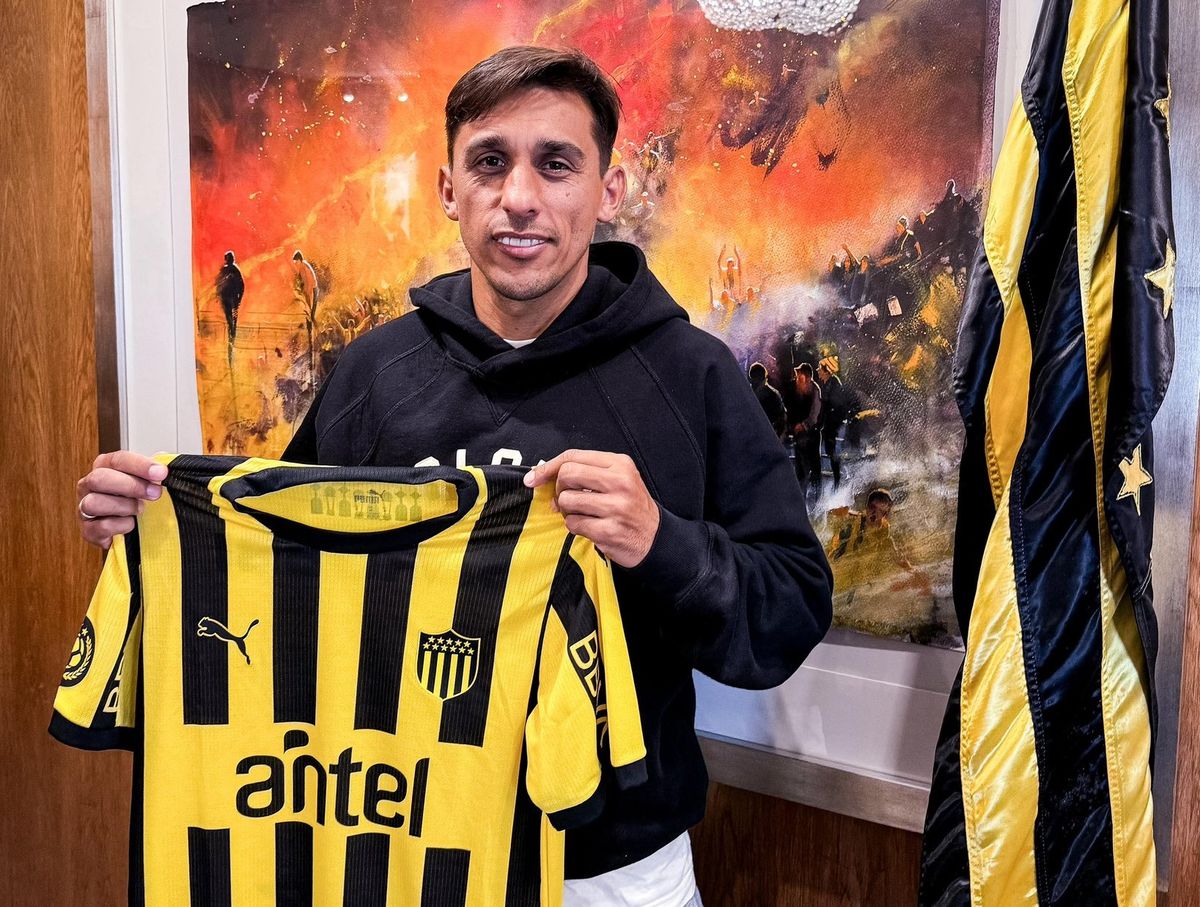 Damián Suárez llegó a Peñarol.