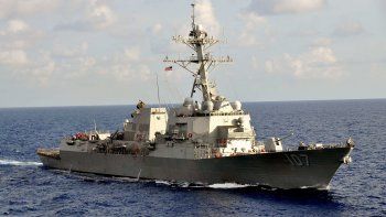 Buques de EEUU en el Caribe.