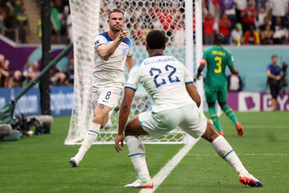 Inglaterra goleó a Senegal y enfrentará a Francia en cuartos