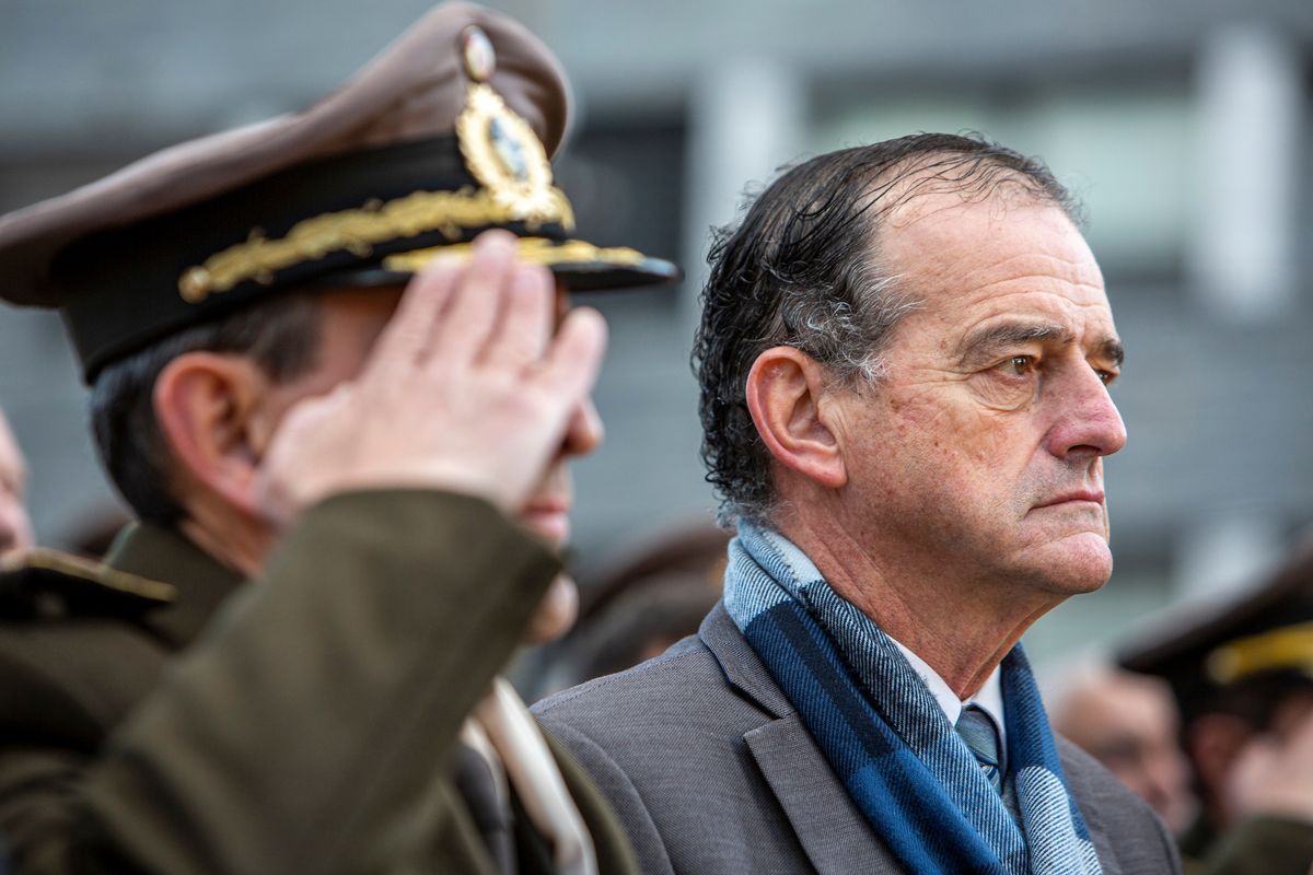  El senador Guido Manini Ríos pedirá más presupuesto para los militares en la próxima Rendición de Cuentas. Foto: Mauricio Zina/ adhocFOTOS 