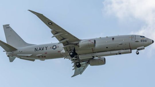 Un P-8A Poseidon similar a los usados para espiar a Cuba.