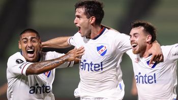 Con gol de Francisco Ginella en la hora, Nacional le ganó a Metropolitanos 2 a 1 por la Libertadores.