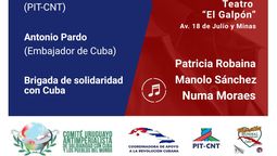 altText(Uruguay conmemora el 72° aniversario del asalto al Cuartel Moncada con acto en El Galpón)}