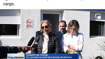 Ex directora del hospital de Young agradece confianza de la lista 404 (Foto Cable Noticias Young)