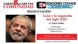 altText(Este miércoles se presenta el libro “Lula y la izquierda del siglo XXI”)}