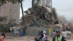 Daños provocados por el sismo.