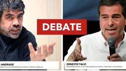 altText(Óscar Andrade y Ernesto Talvi en esperado debate)}