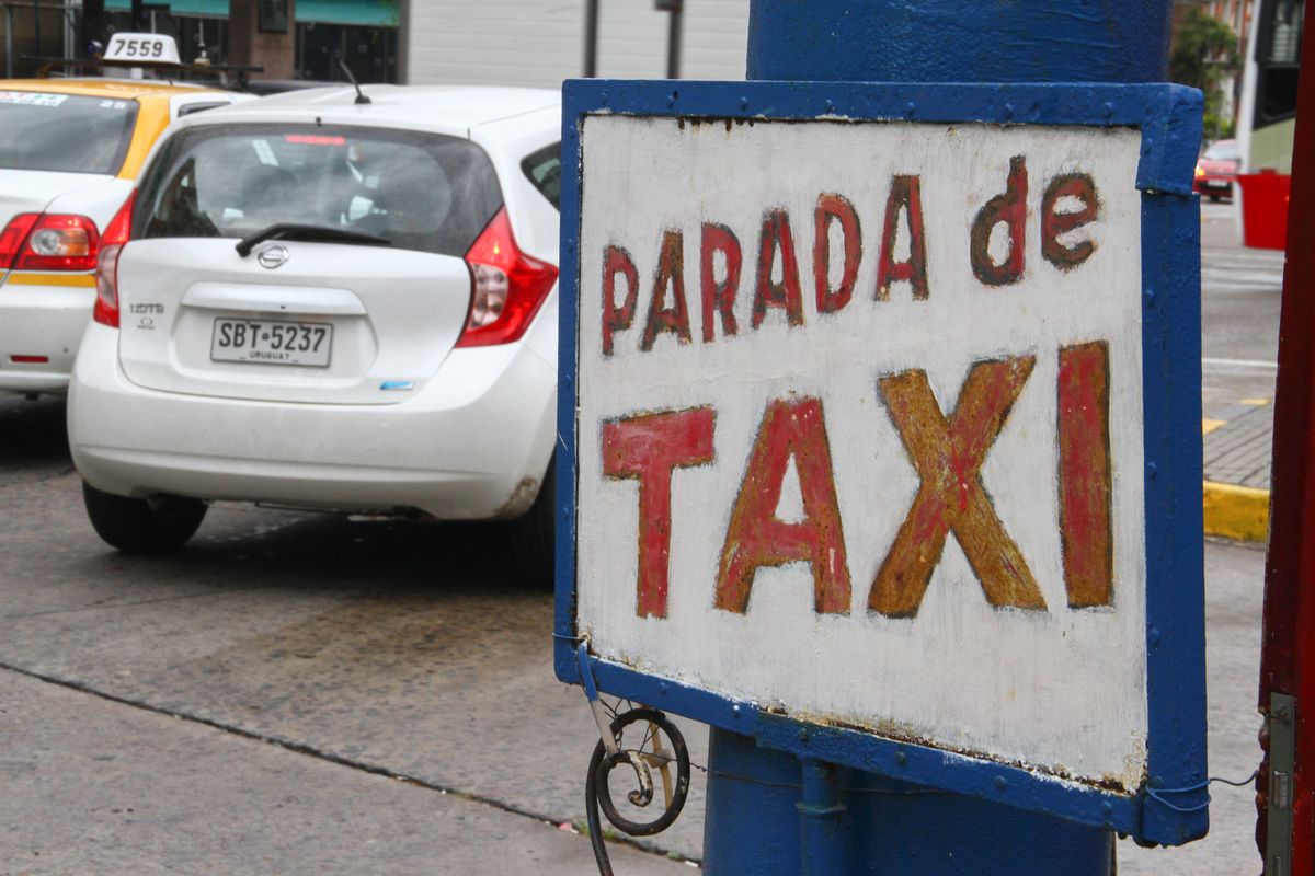 Hay paro de taxis.