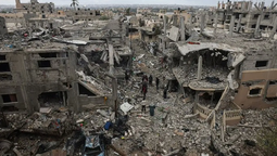altText(Hamás reporta que cinco rehenes podrían haber muerto en un ataque israelí contra Gaza)}