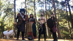 altText(Dragones y paladines del medioevo toman el parque Roosevelt)}