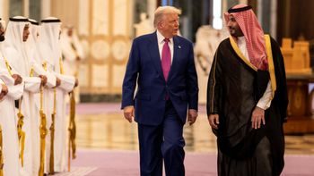 Donald Trump y el príncipe heredero de Arabia Saudita.
