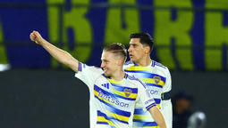 altText(Boca Juniors goleó y sigue en la Sudamericana: Merentiel convirtió)}