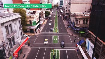 Intendencia construirá ciclovía por el medio de 18 de Julio