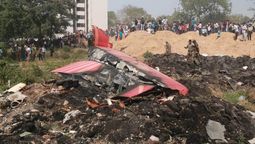 Una persona sobrevivió a la caída del avión.