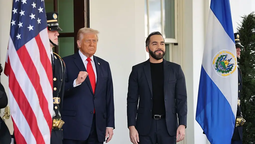 Donald Trump y Nayib Bukele.