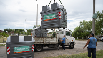 La Intendencia de Montevideo instaló nuevos contenedores.