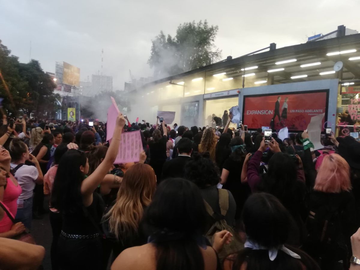 Las mujeres tomaron las calles de México.