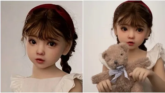 Denunciaron a la plataforma Shein por vender muñecas sexuales con rasgos infantiles, como esta. 