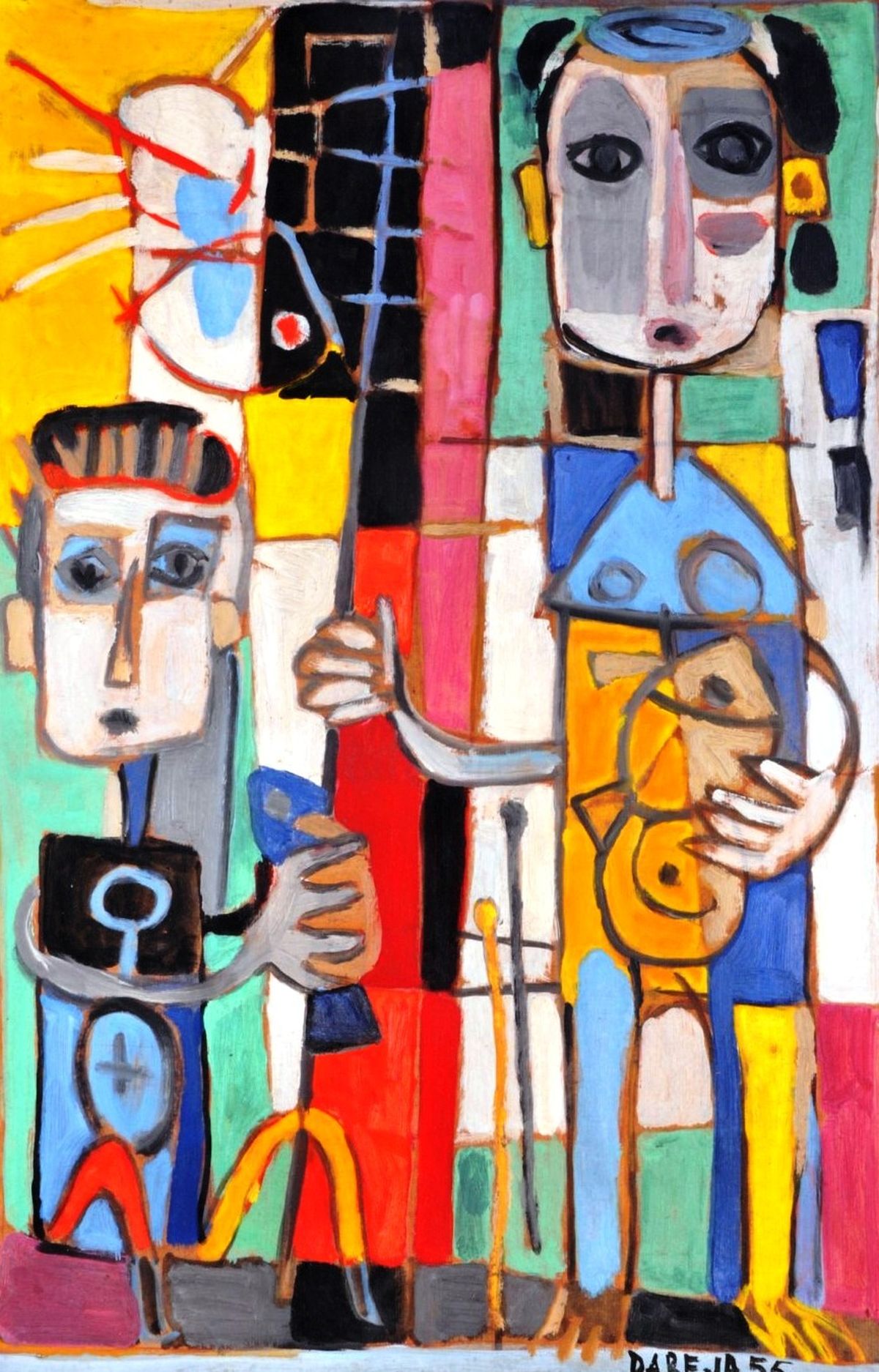 Ni&ntilde;os, obra de 1956.