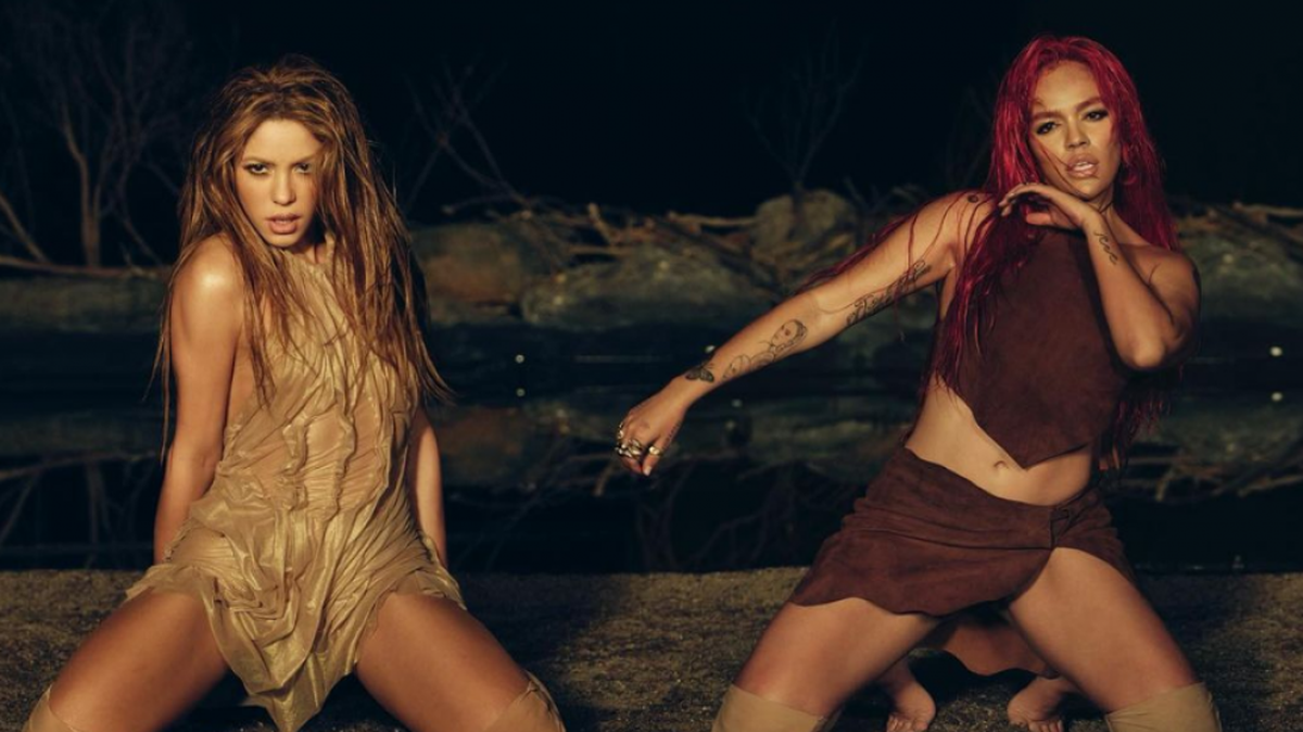 Shakira y Karol G en colaboración musical dedicada a sus ex. 