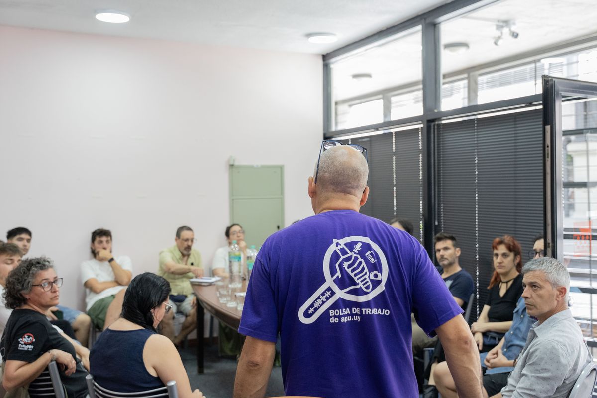 Asamblea de trabajadores de M24 en APU