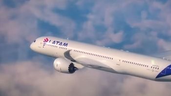 Avión de Latam. Foto ilustrativa.
