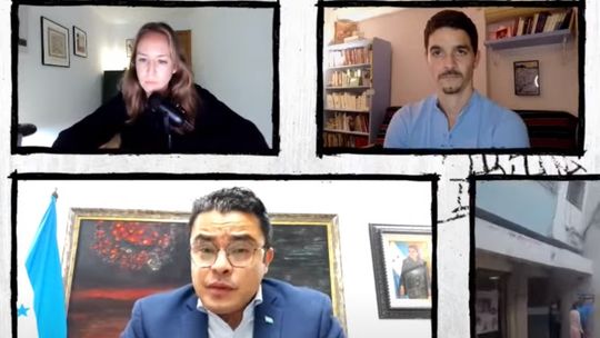 Vicecanciller de Honduras, Gerardo Torres Zelaya en Macondo.