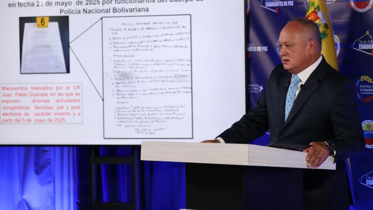 Cabello informó sobre actos terroristas.
