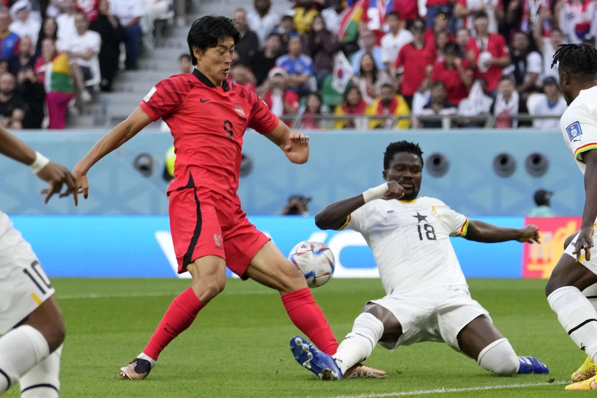 Ghana y Corea del Sur jugaron este lunes por la segunda fecha del grupo H de la Copa del Mundo.