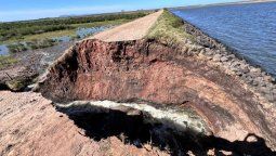 altText(Se rompió parte de la represa de Cerro Largo y Cecoed advirtió a la población)}