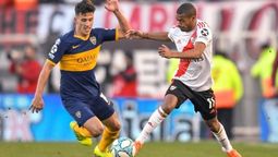 altText(River le ganó a Boca en la ida de la Semifinal de la Libertadores)}
