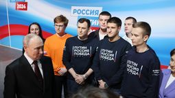 Putin agradeció al pueblo ruso.